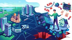 Современная иллюстрация на тему ошибок при рефинансировании ипотеки для финансового блога в Ижевске